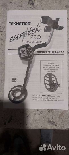 Металлоискатель Teknetics eurotek pro + pinpointer