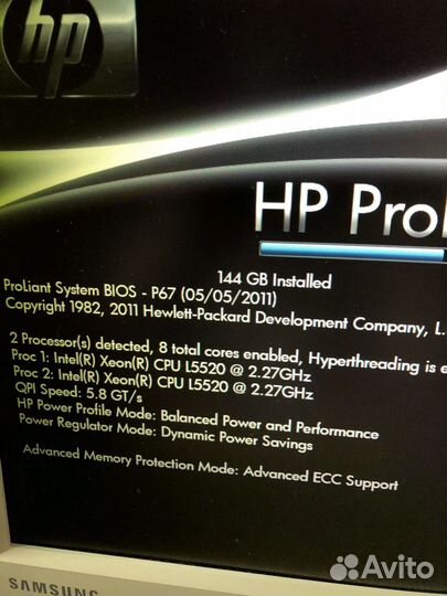 Сервер HP Proliant DL380 G7