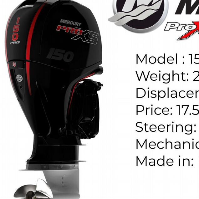Лодочный мотор Mercury Pro XS 150 L / XL