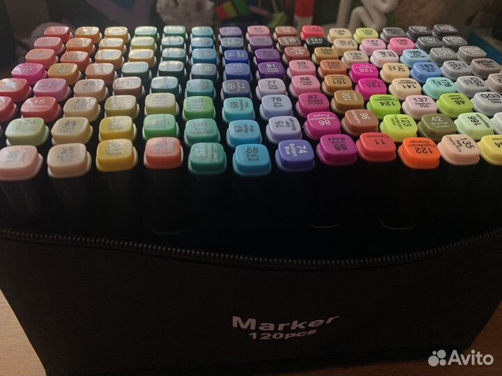 Маркеры для скетчинга, 120шт