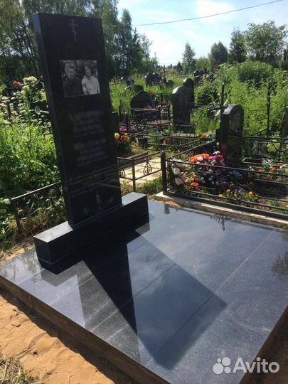 Памятники из гранита, установка памятников