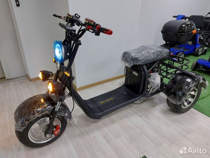 Электроскутер трехколесный 3000w