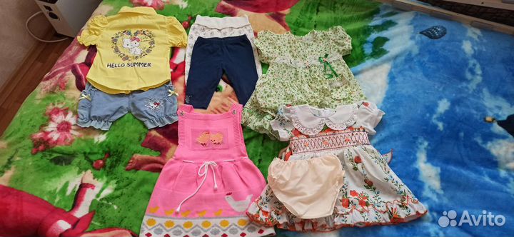 Вещи пакетом на девочку