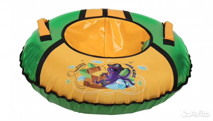 Тюбинг-ватрушка с принтом 95 см