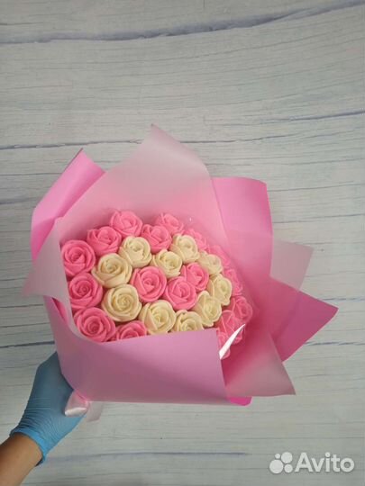 Съедобные букеты шоколадные розы пельмени