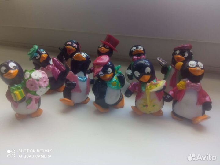 Киндер сюрприз игрушки СССР пингвины