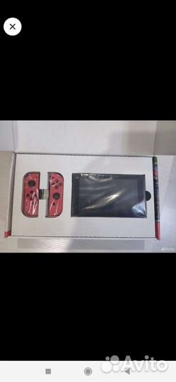 Nintendo Switch Red Super Mario Odyssey Bundle