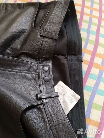 Брюки кожаные