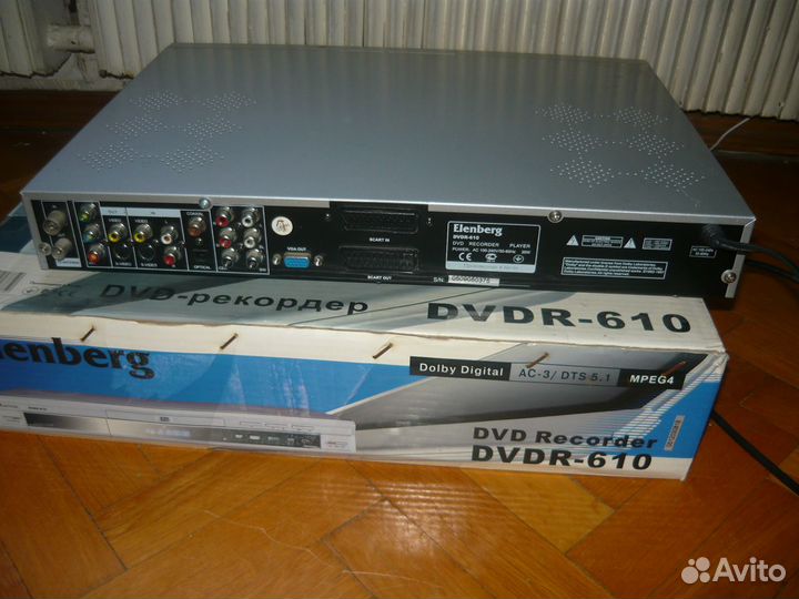 Двд плеер Рекордер Elenberg dvdr-610