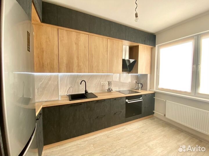 Прямая кухня на заказ. Производство в Омске