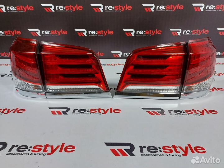 Стоп - сигналы Lexus LX570 12-15г Красные 1234