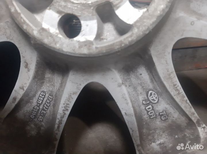 Резина на диске toyota