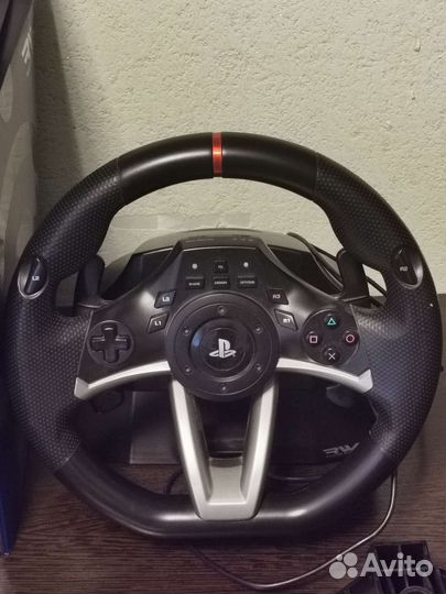 Игровой руль hori racing wheel apex