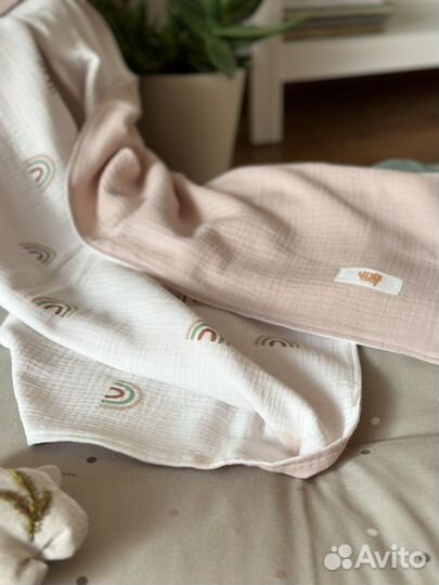 Муслиновый плед детский