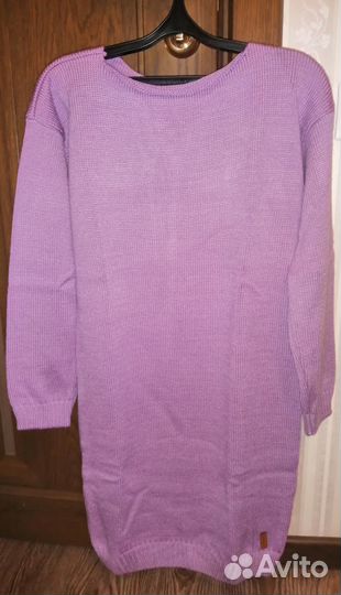 Платье вязаное женское