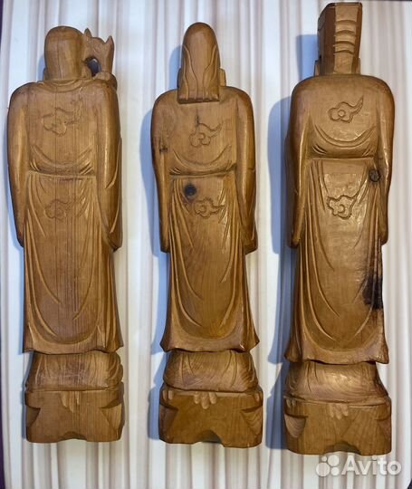 Деревянные статуэтки и фигурки