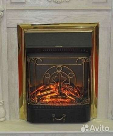 Очаг электрический Majestic Brass Realflame