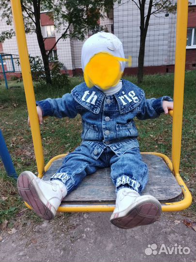 Костюм джинсовый 74