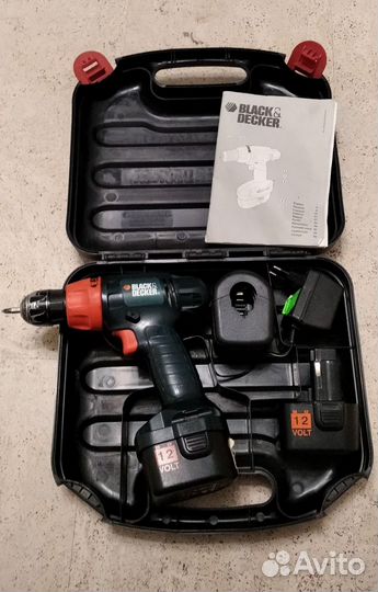 Шуруповерт black decker б.у