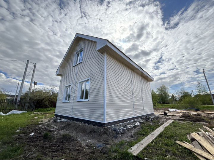 Дом 91,6 м² на участке 6,5 сот.