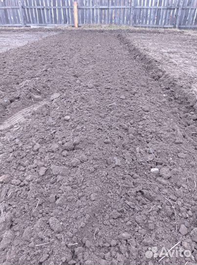 Вспашка огородов минитрактором