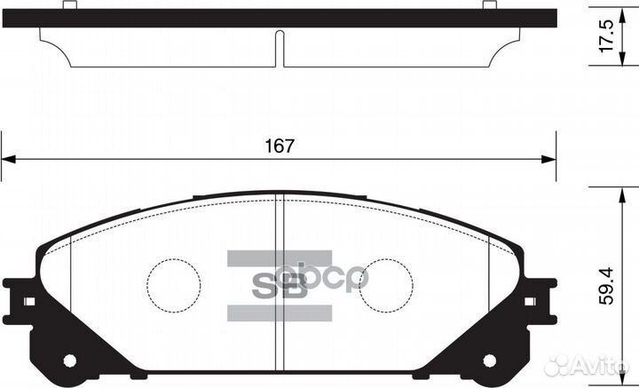 Колодки тормозные передние SP2137 SP2137 Sangsi