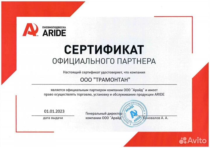 Пневмоподвеска Ashok Leyland Boss 1223, задняя ось