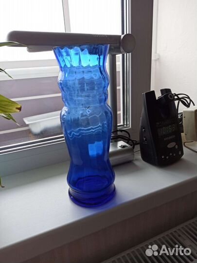 Ваза цветное стекло СССР