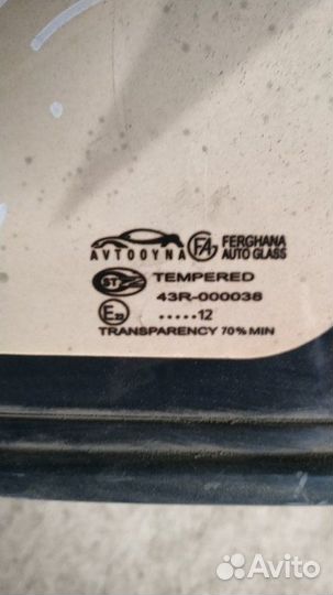 Стекло кузовное глухое заднее правое Daewoo Nexia