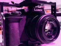 Panasonic lumix g80 + адаптер на Canon + клетка