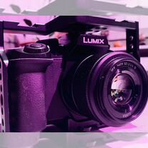 Panasonic lumix g80 + адаптер на Canon + клетка