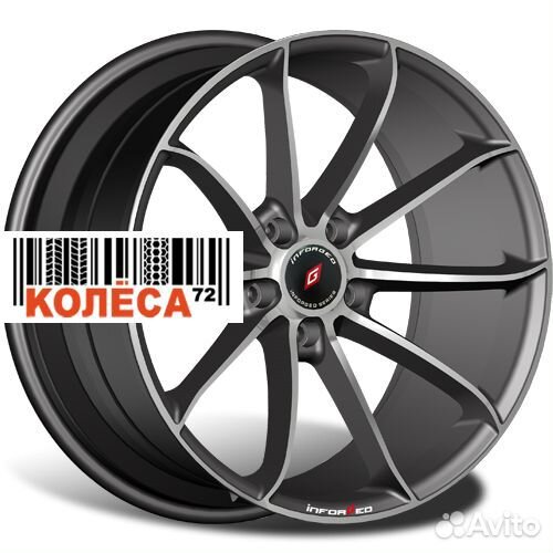 Inforged IFG18 8x18 5x112 ET30 Dia66.6 Black Machi