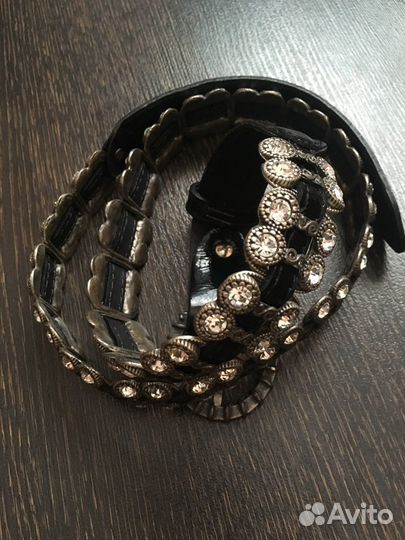 Кожаный ремень (лак) марка Marina Creazioni