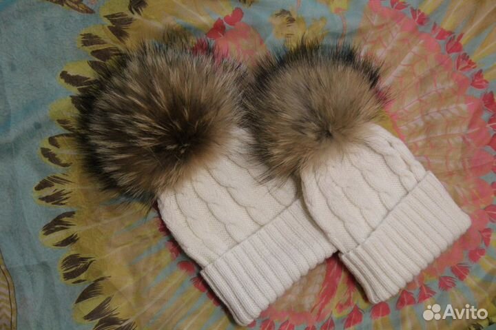 Меховые помпошки, шапки на заказ