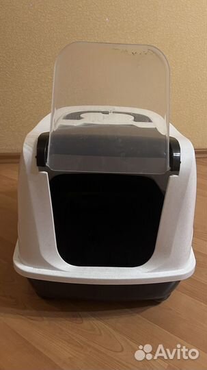 Закрытый лоток для кошек бу