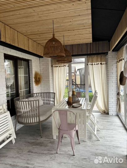 Абажур плетеный