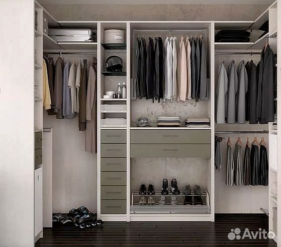 Гардеробная по вашим размерам на заказ