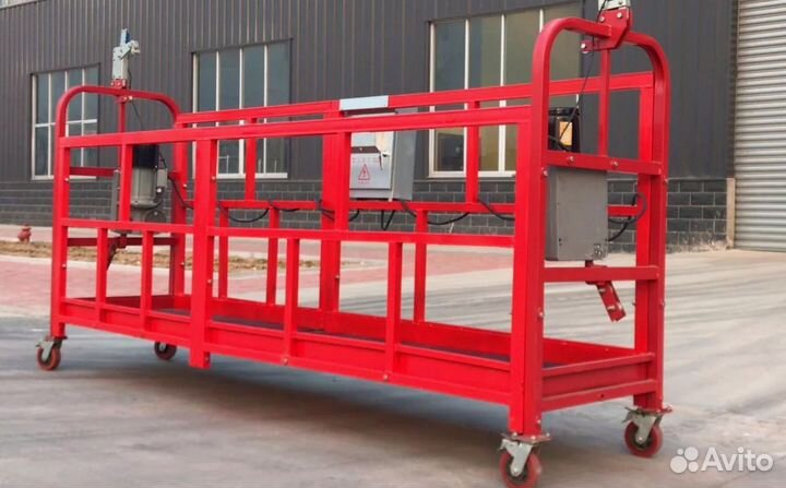 Фасадный подъемник люлька