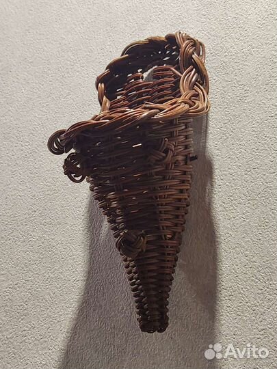 Корзиночка (корзина ) плетеная для цветов