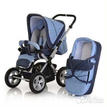 Коляска-трансформер Hauck Montana Air голубая