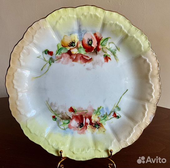 Антикварная тарелка. Диаметр -22 см. Nautilus