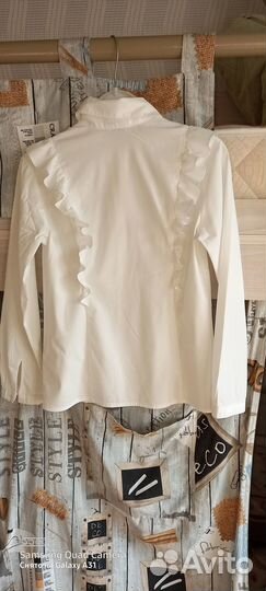 Рубашка для девочки 128