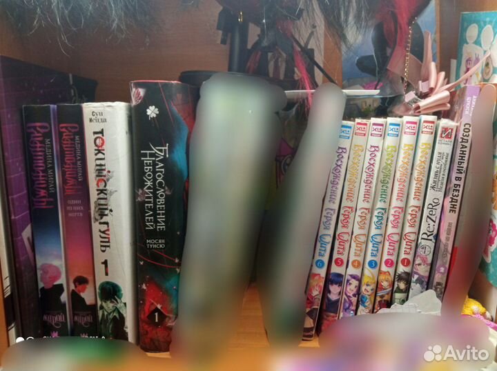 Книги благословение небожителей, манги, комиксы