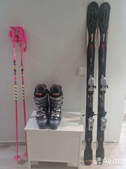 Горные лыжи крепления k2 apache blackhawk