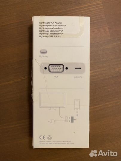 Адаптер Apple Lightning to VGA Adapter