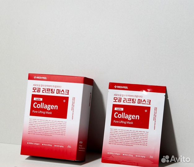 Тканевая лифтинг-маска для сужения пор с колагеном