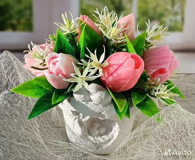 Букеты, композиции, мыло ручной работы