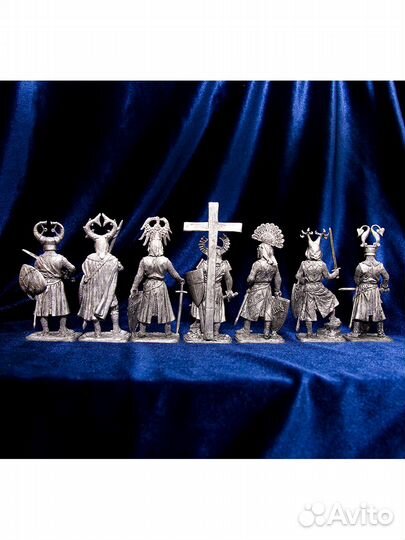 Набор оловянных солдатиков 