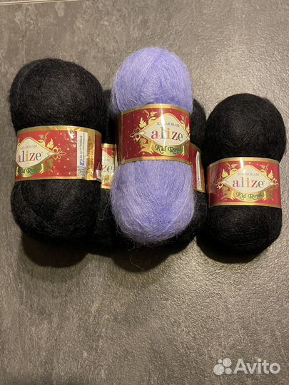 Пряжа для вязания alize KID mohair