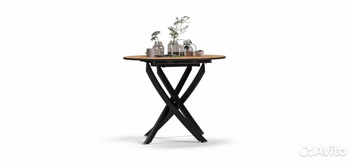 Стол обеденный круглый раздвижной